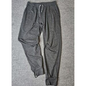 Rabbit Womens Joggers Size Large Heathered Gray Soft Jersey 28" Inseam